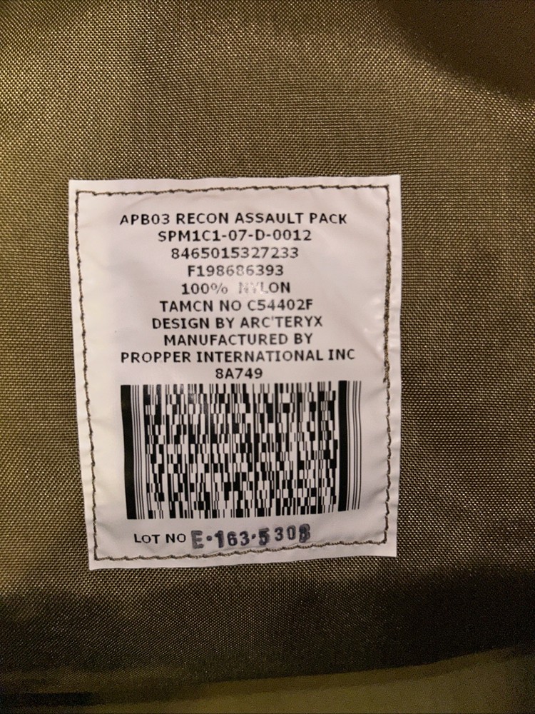 USMC MARPAT RECON ASSAULT PACK ILBE BACKPACK WOODLAND DIGITAL W/HYDRATION SYSTEM
