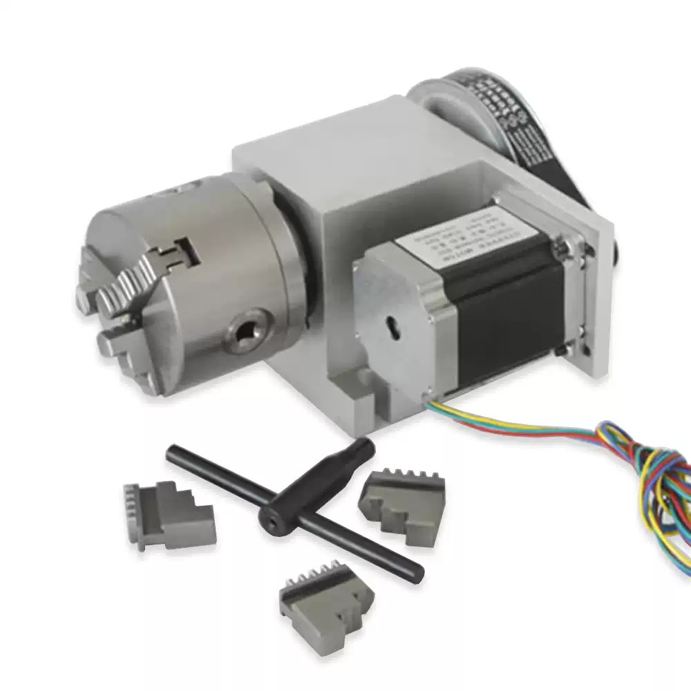 CNC Machine Tool Indexing Head Rotation Axis Fourth Axis Three/Four-Jaw