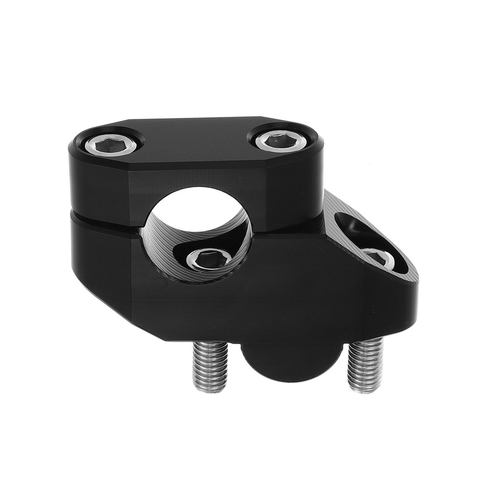2pcs Motorcycle Handlebar Bracket Lifting Clamps Fitting 7/8" 22mm Black