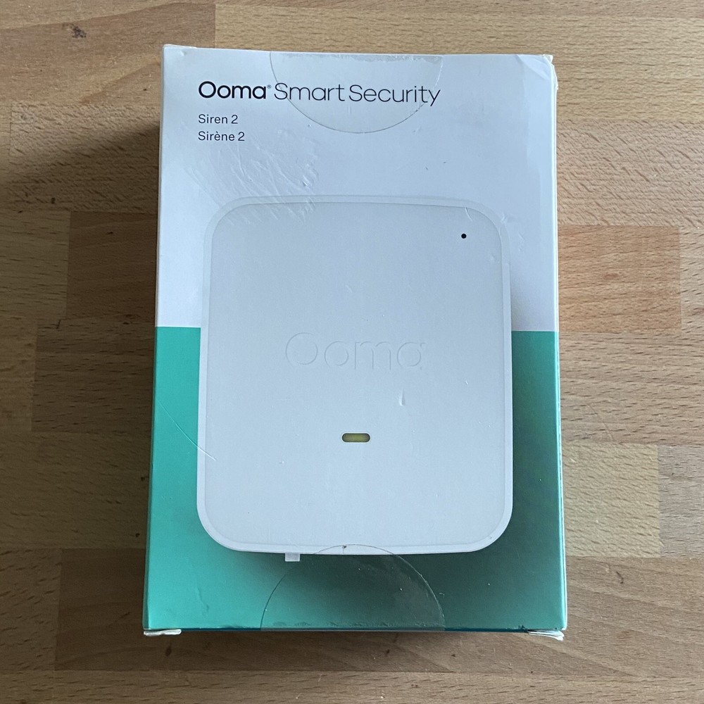 Ooma Smart Security Siren 2 - Works with Smart Home Security - New