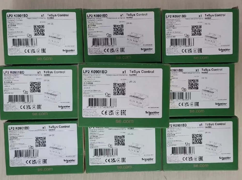 1pcs Schneider LP2K0901BD 24VDC contactor 3Poles 9A