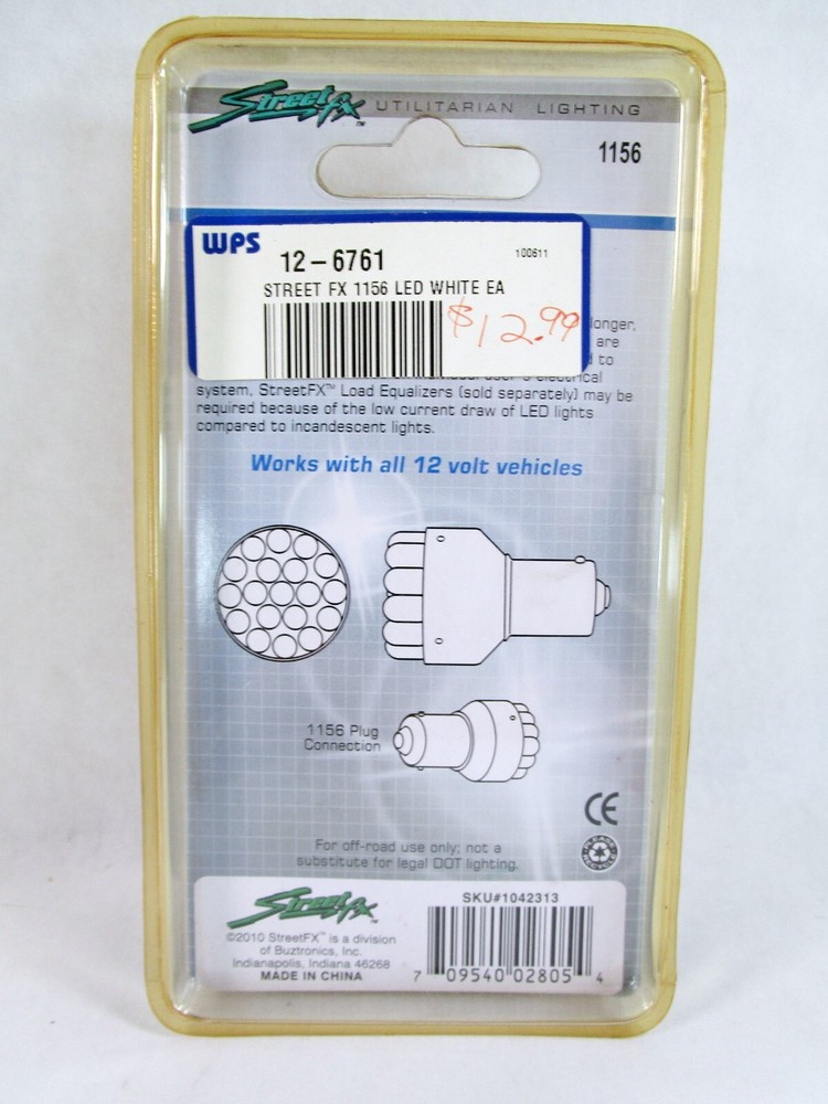Street FX 1156 Replacement Bulbs White LEDs
