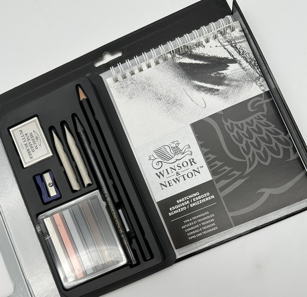 Winsor & Newton Sketching Tips and Techniques Art Drawing Set 13 pc