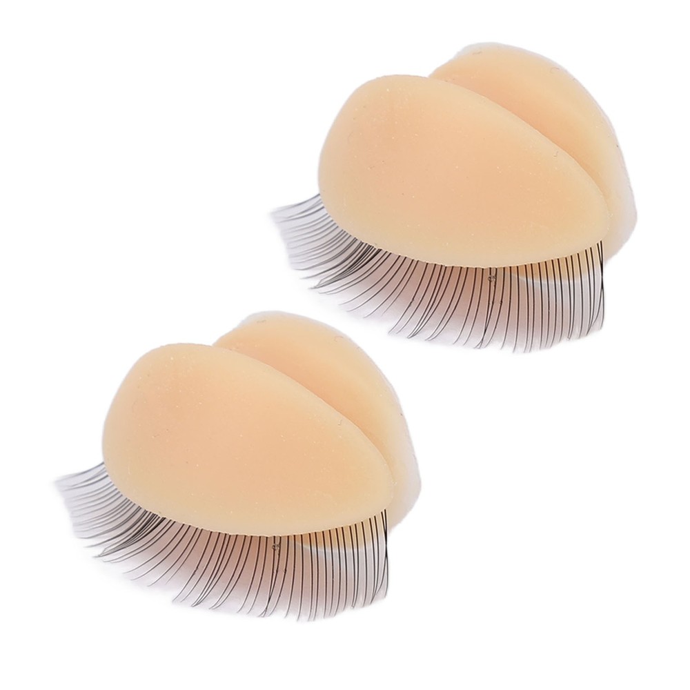 3 Pairs Replacement Eyelids For Mannequin Head Eyelash Extension Practice