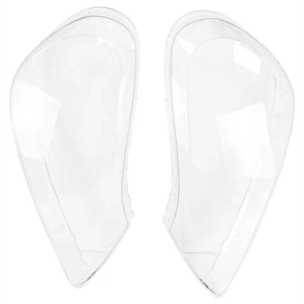 Pair For 2008-2010 Porsche Cayenne Headlight Lens Covers Replacement Clear Shell