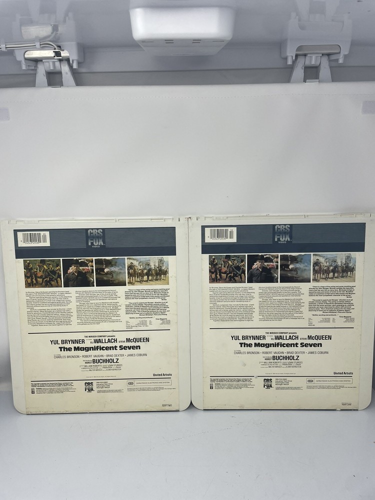 The Magnificent Seven - CED Videodisc Part 1 And 2