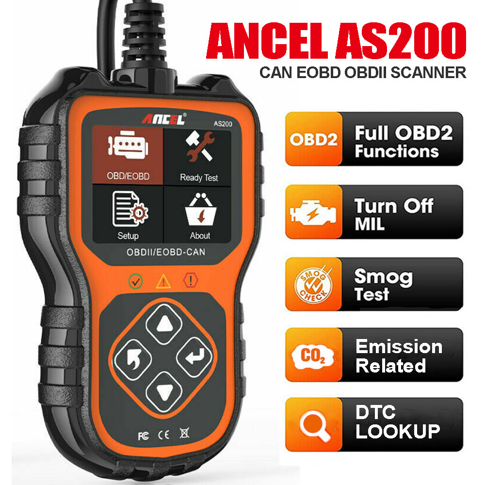 ANCEL AS200 Car Fault Code Reader OBD2 Scanner Check Engine Diagnostic Tool DTC