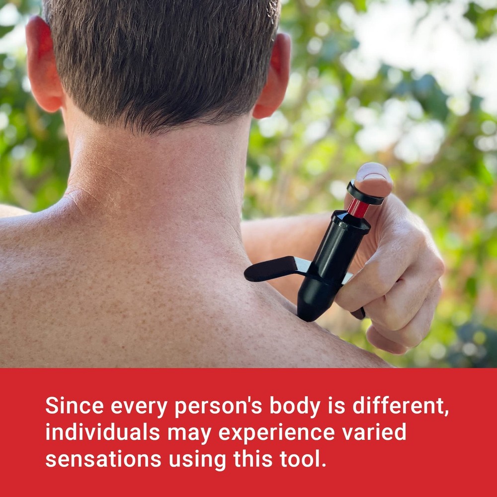 Trigger Point Stimulator Tool - Electric Current Sensation No Needles No Battery