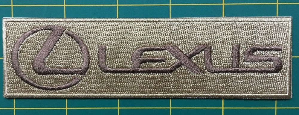lexus patch Lexus patch sew or iron on 5.5" x 1.5" 2 pcs. 2 patches Lexus patch