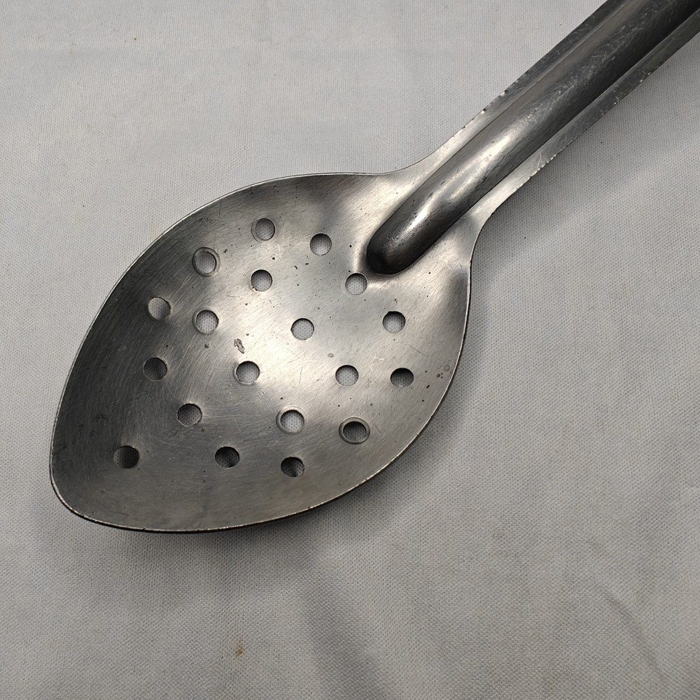 13" Commercial Restaurant Stainless Perforated Spoon w/Plastic Handle