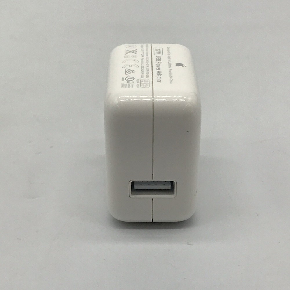 Apple A1401 12W Single USB Wall Charger Power Adapter White - B Grade