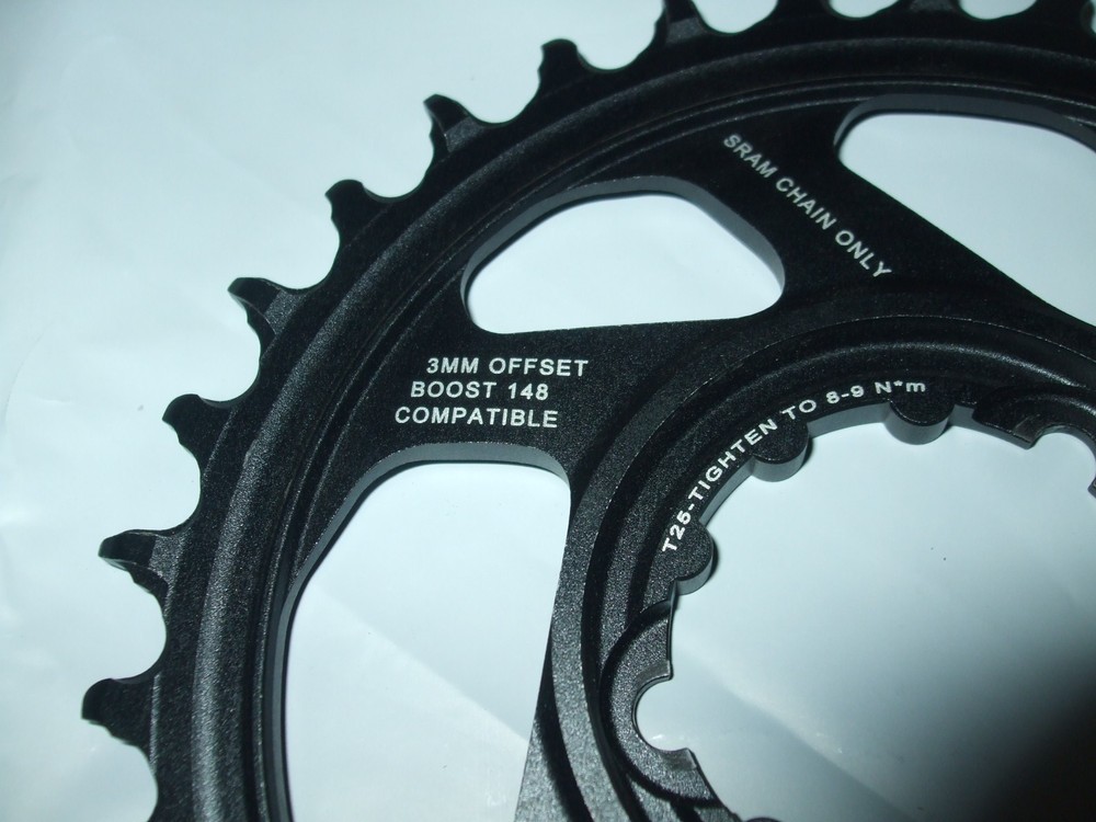SRAM X-Sync 2 Direct Mount Chainring, 12-Speed, 32T, 3mm Offset, Boost, Black