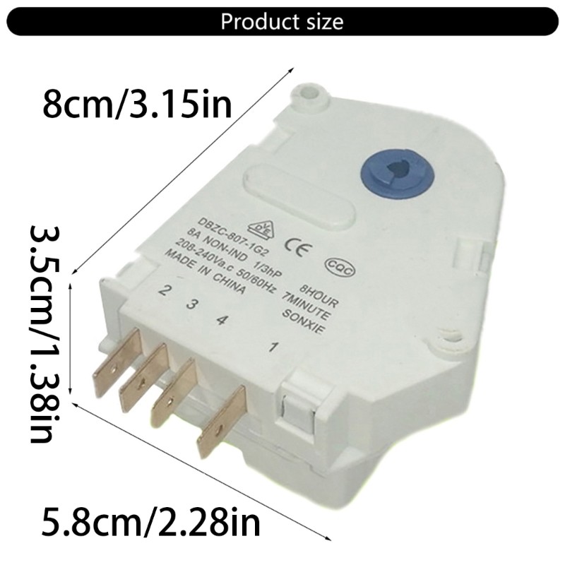 Fridge Defrost Control Timer DBZC-807-1G2 Enjoy Easy Refrigerator Maintenance