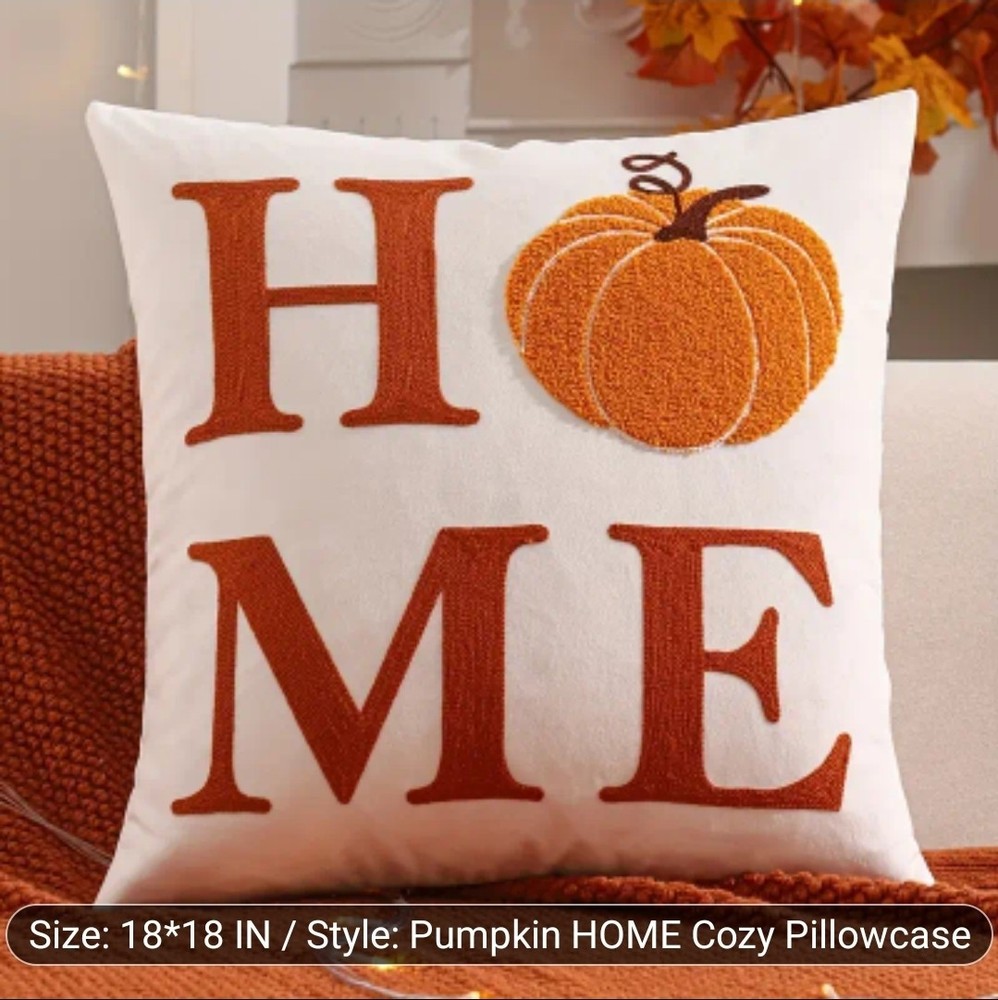 FALL - Decorative Pillow Case - 18X18