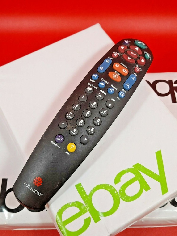 Polycom T00127  Remote Control Genuine Oem Replacement Fully Tested