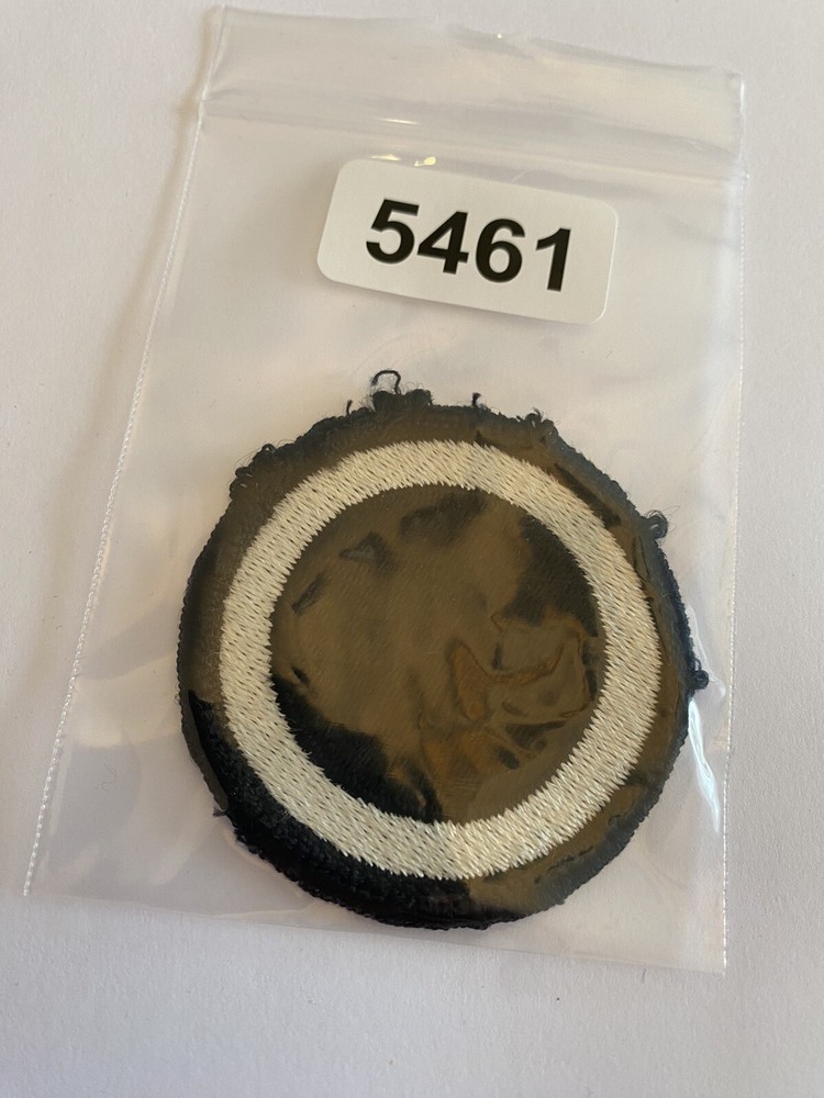 US Army 1st Corps White Black Circle INV5461