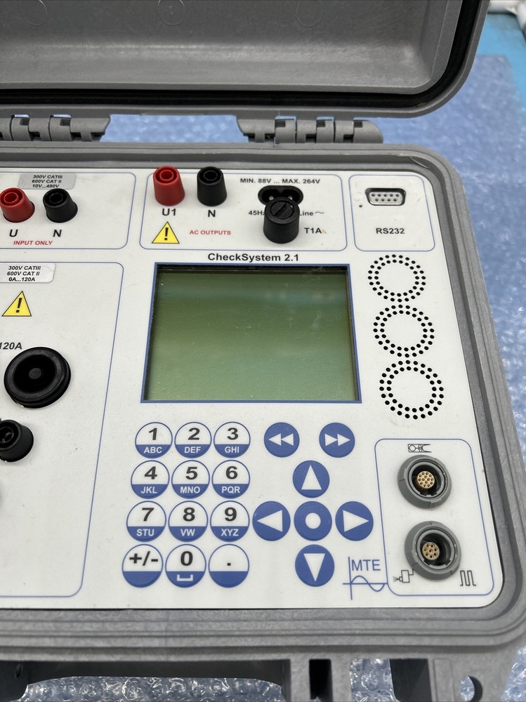 MTE -CheckSystem 2.1 S Single-Phase Test System with Reference Standard