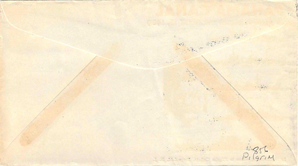 FDC #856-2 -- Pilgrim -- Panama Canal