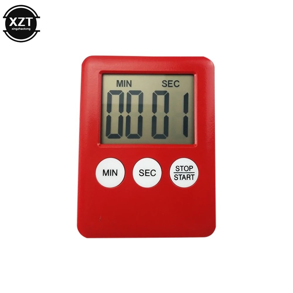 LCD Magnetic Digital Kitchen Timer Countdown Clock for Baking and Cooking