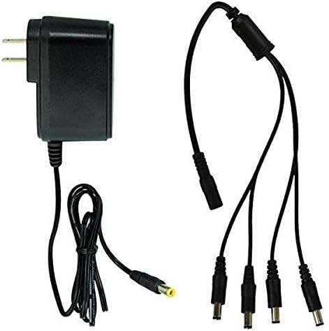 Night Owl Security Camera Adapter with 4-Way Splitter