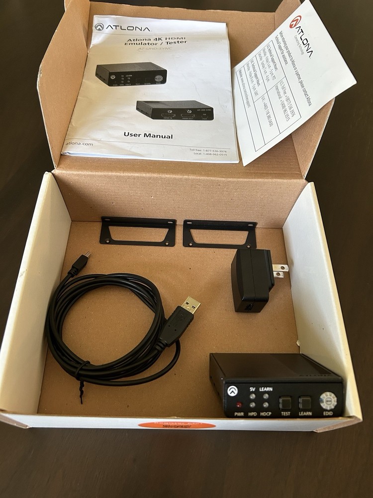 Atlona AT-UHD-SYNC HDMI Emulator Tester Module New Open Box