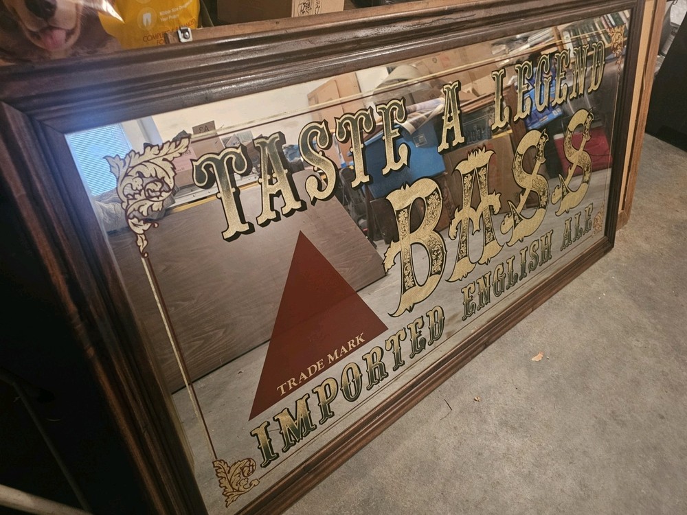 Large Bass pub Mirror