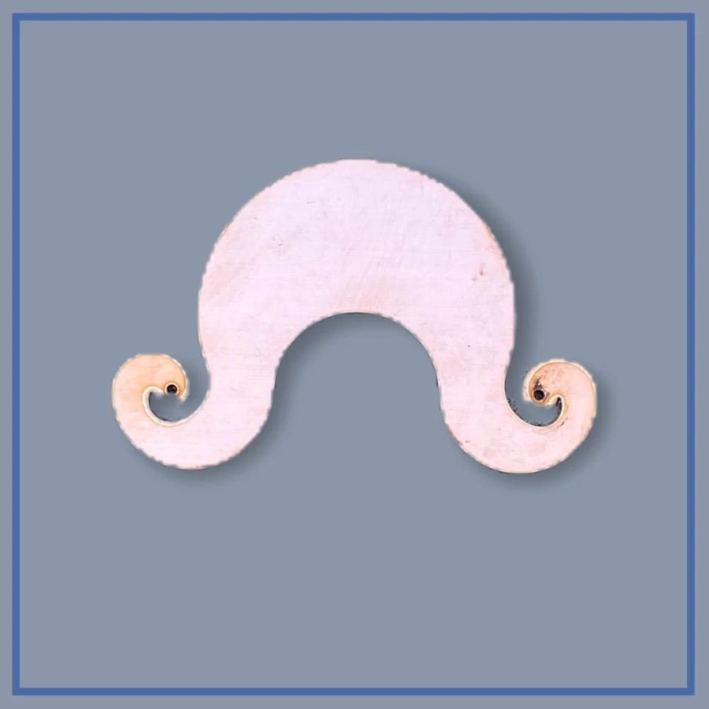 Copper Mustache Stamp (made from 24 gauge raw Copper)