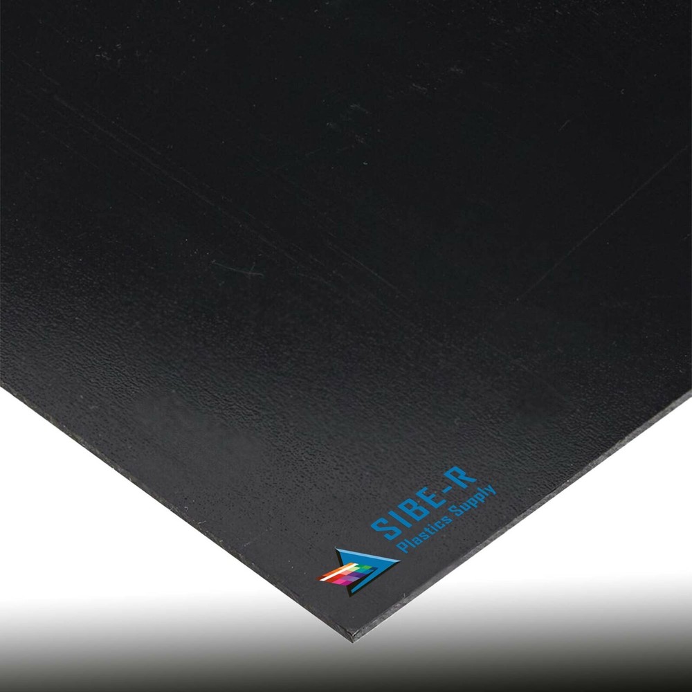 (5-Pack) BOLTARON Plastic Sheets - 0.080" Thick - Black - 8"x12" - New
