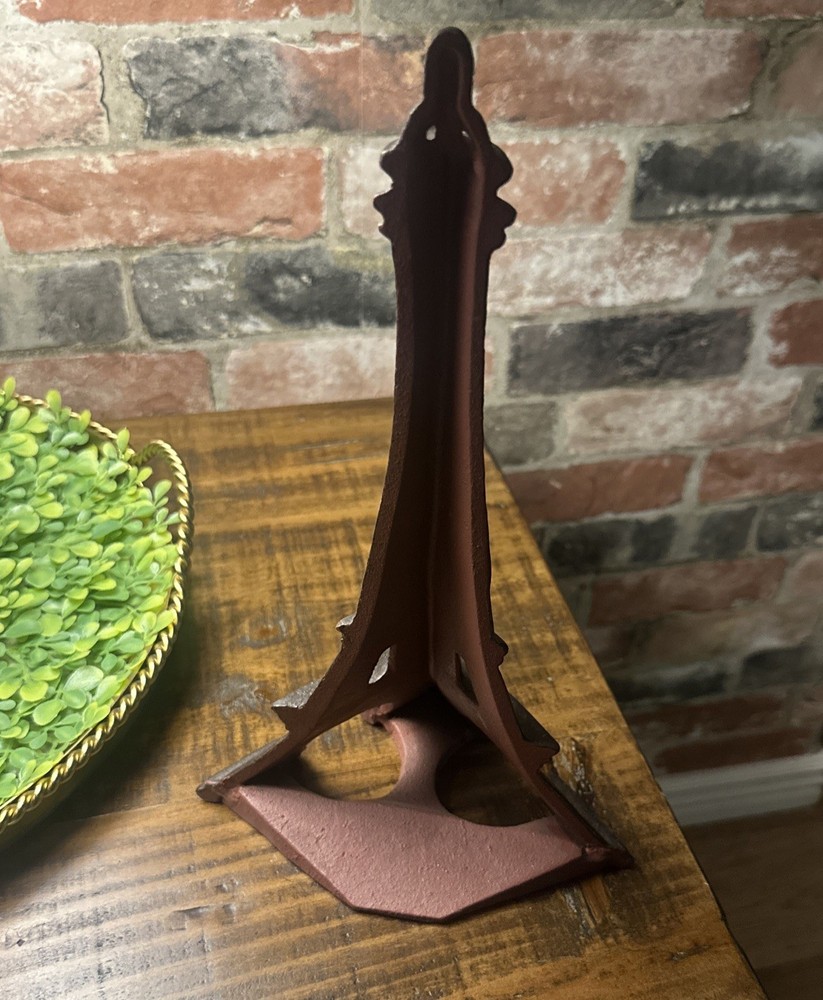Cast Iron Eiffel Tower Bookend Only One- 13 Inch