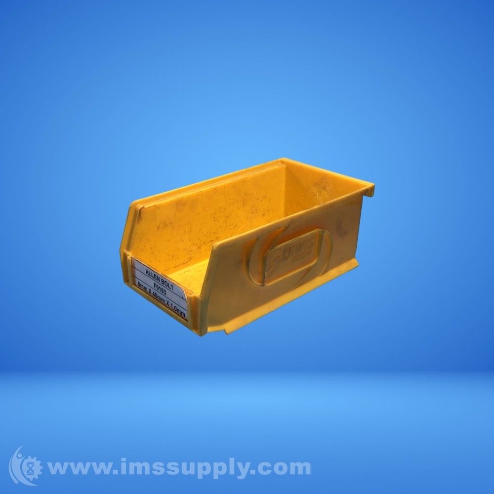 LewisBins+ PB74-3 Yellow Hang and Stack Bin USIP