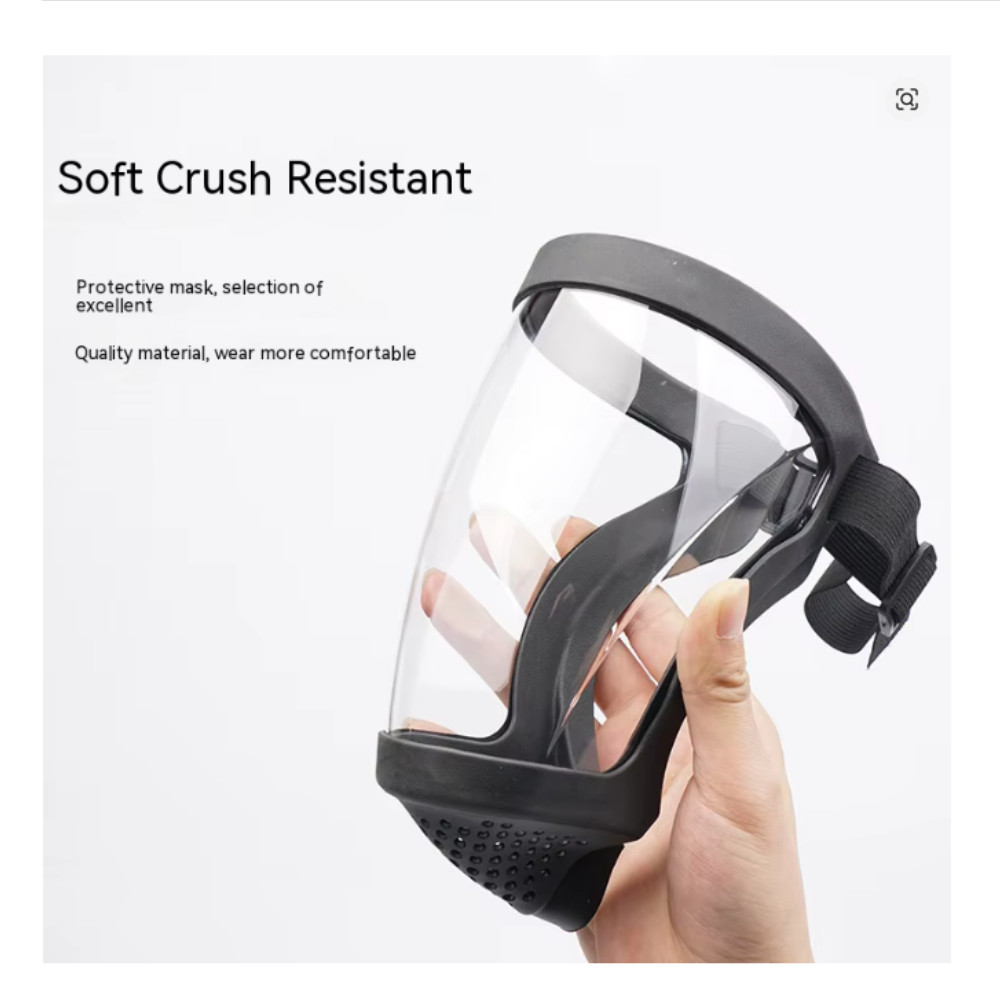 Transparent Face Shield Full Face Anti-Fog Protector for Work & Kitchen