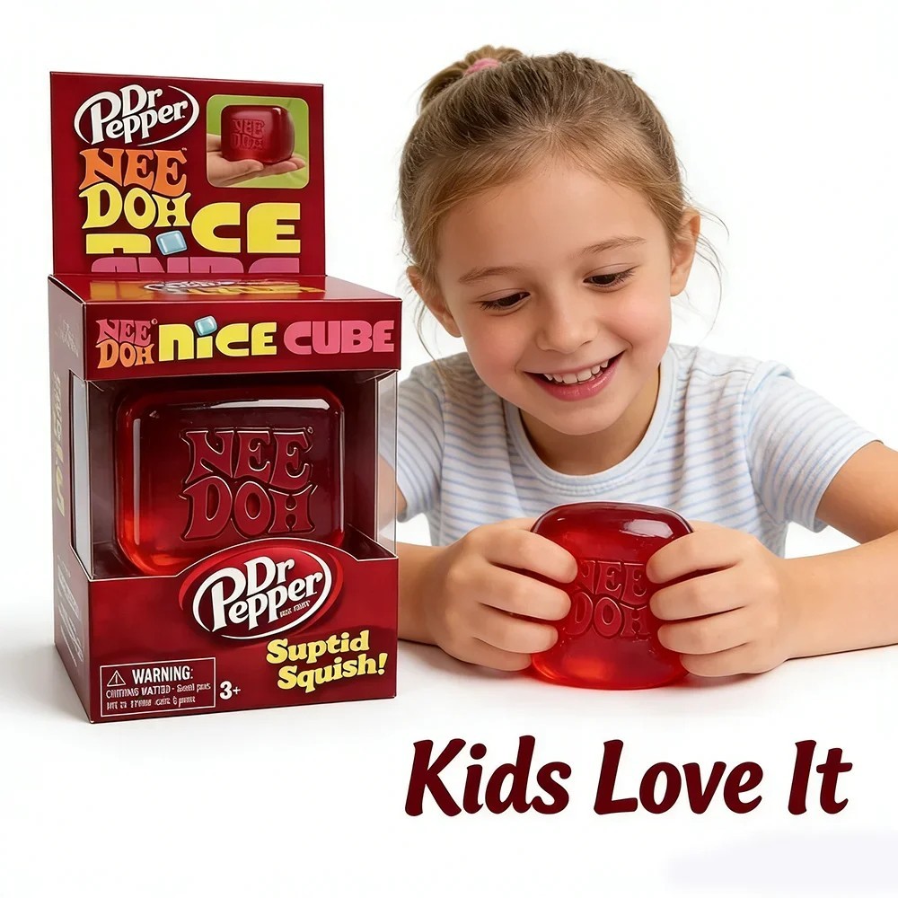 Needoh Limited Edition Dr Pepper Nice Cube Suptid Squish