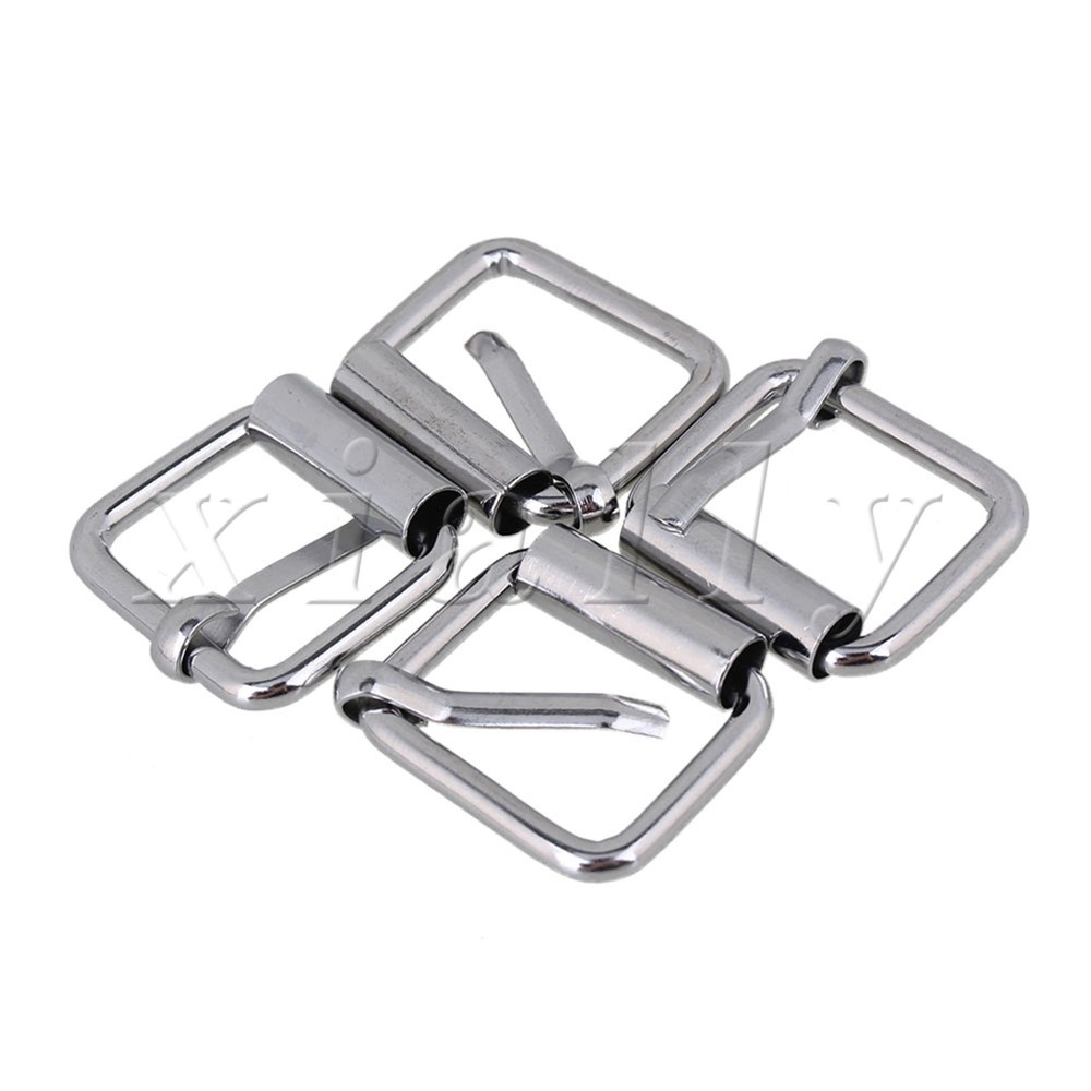 10pcs 2cm Nickel Plated Roller Hardware Pin Buckle Belt Buckle Roller Hardware