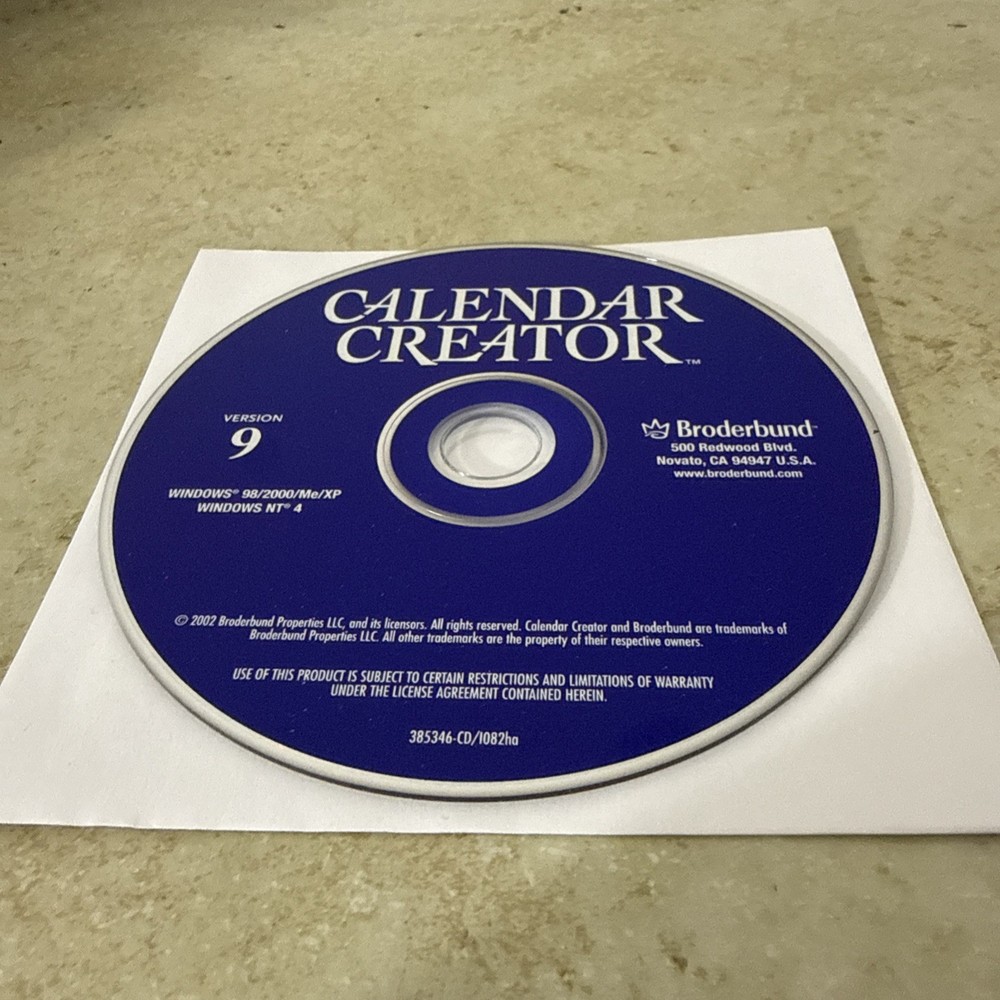 Calender Creator Version 9 For Windows