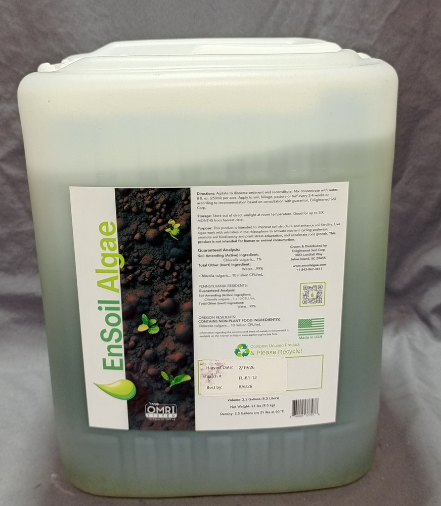 EnSoil Algae 2.5 Gallon