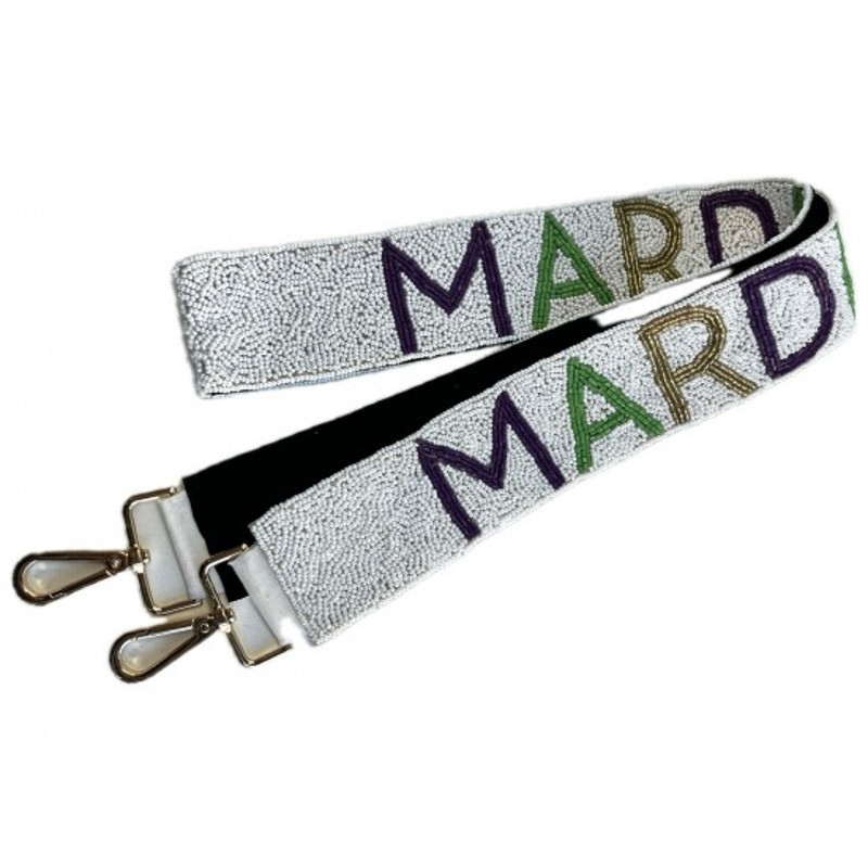 Mardi Gras Beaded Purse Strap