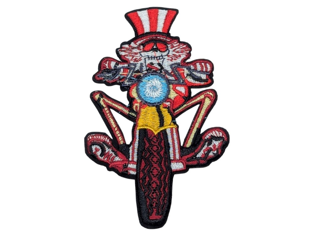 Grateful Dead Patch iron on patch Embroidered 4" Psycle Sam