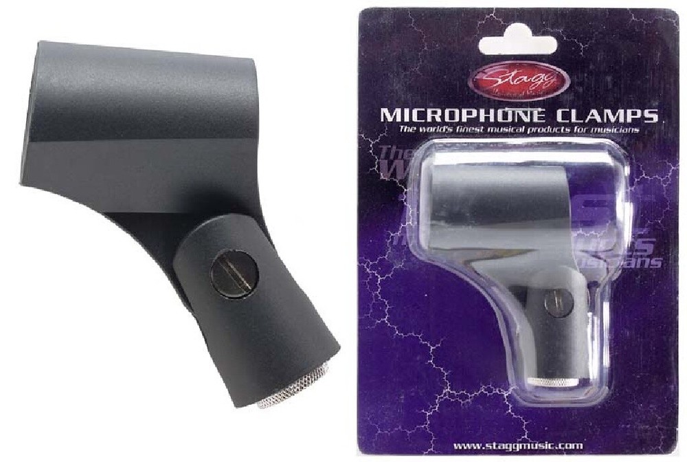 Rubber Microphone Clip, 23-29 Mm