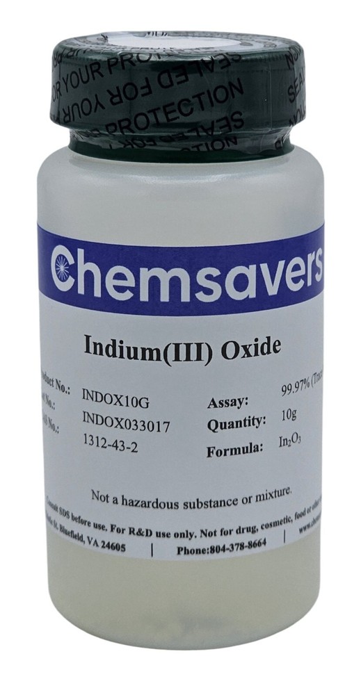Indium(III) Oxide, 99.97% (Trace Metals Basis), 10g