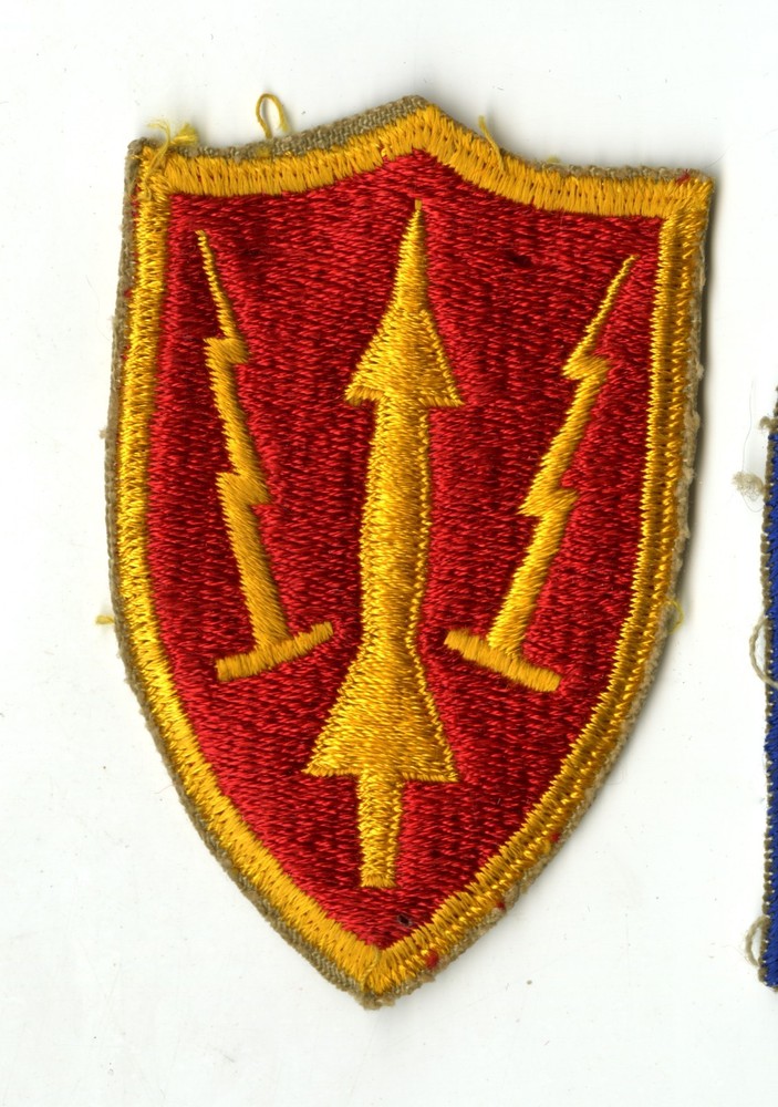 Army Air Defense Command White Back Patch ARADCOM Cut Edge