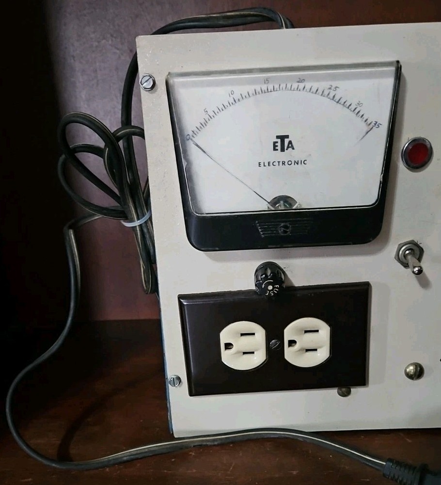 Simpson Model 59 Staco AC Variac Variable Transformer ETA Electronic DC Microamp