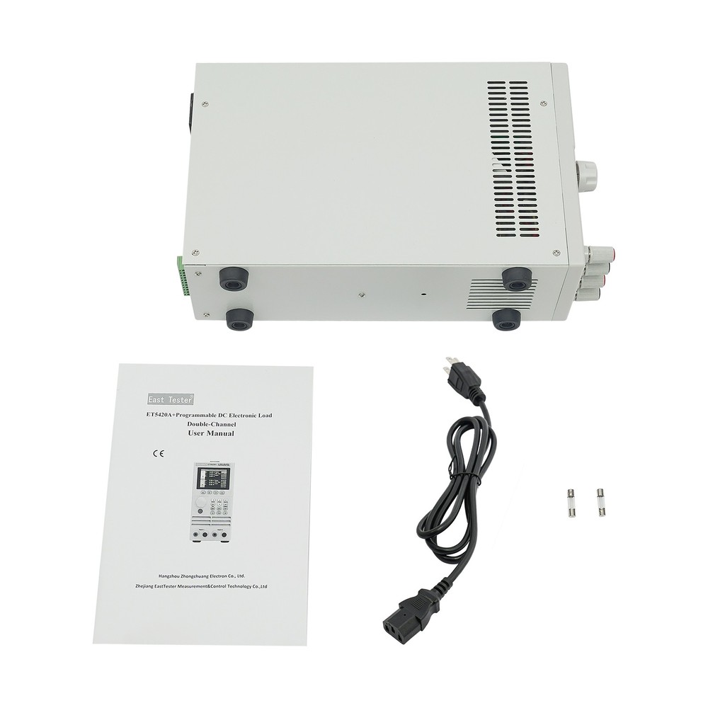 Programmable DC Electronic Load Tester Battery Tester Dual Channel Testing 400W