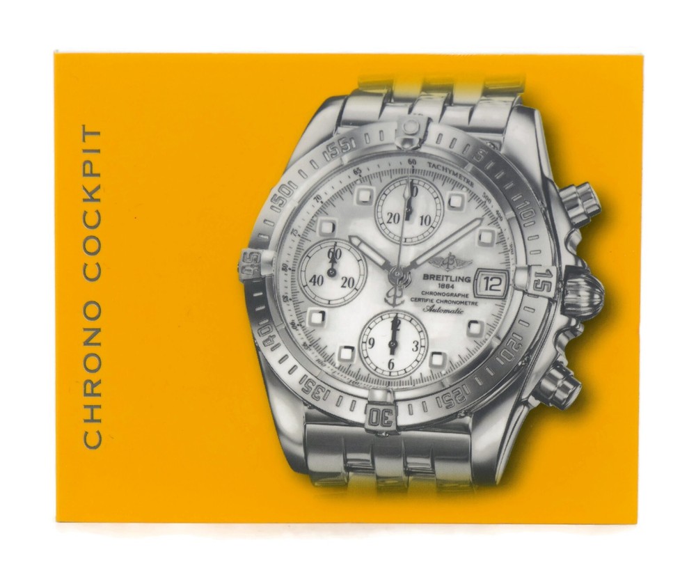 Breitling Cockpit Booklet Manual