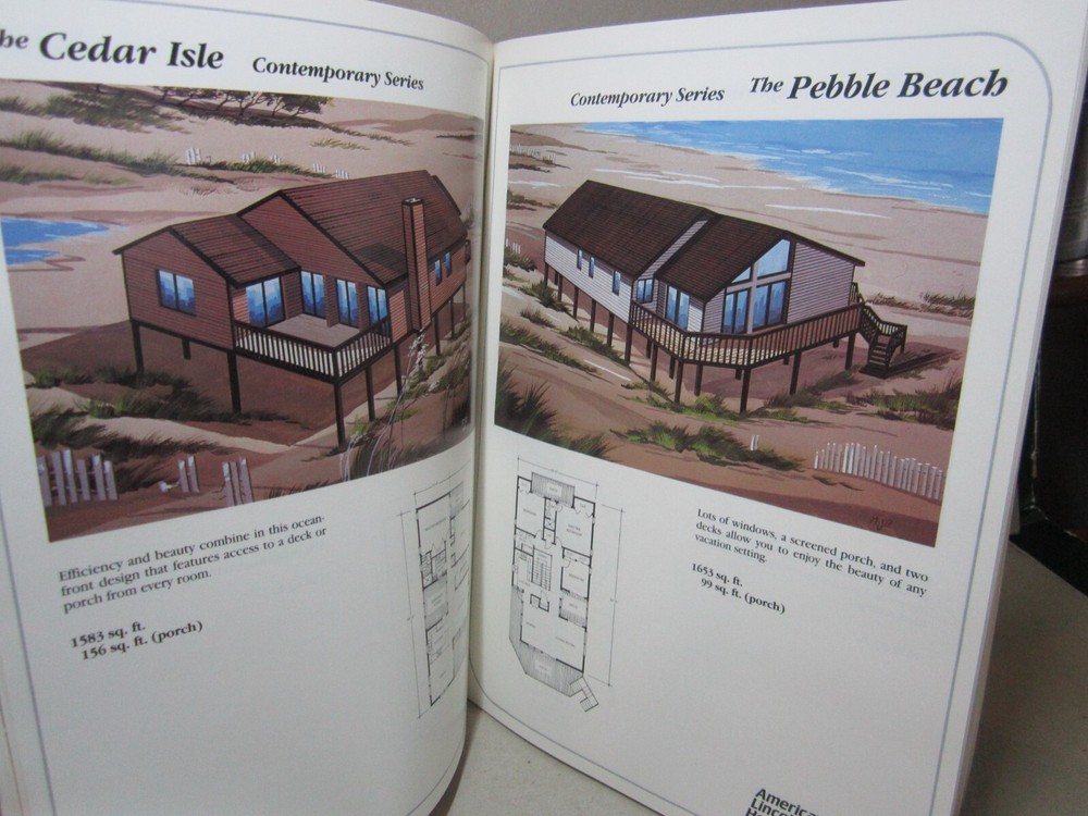American Lincoln Homes Planning Guide Floorplan 1984 Building Package Timber