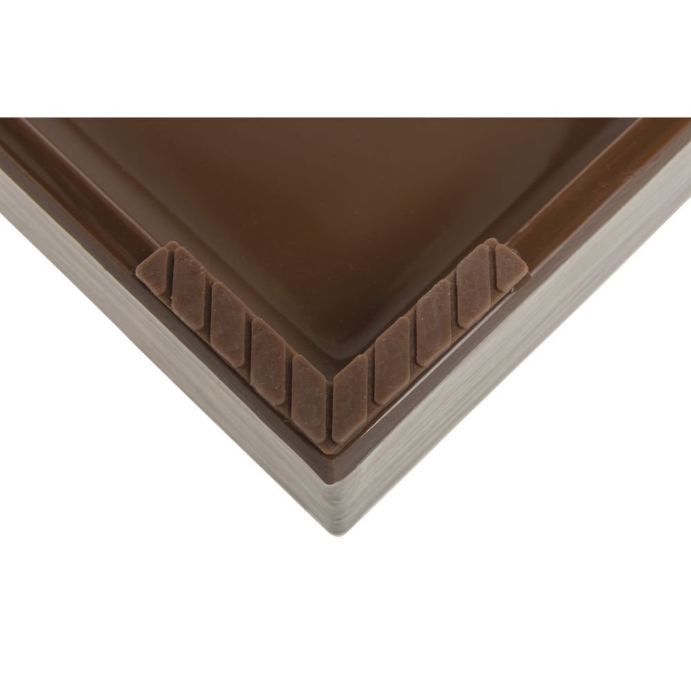 HUBERT Acacia Melamine Replacement Top for Rectangular Riser - 20 1/2"L x 6