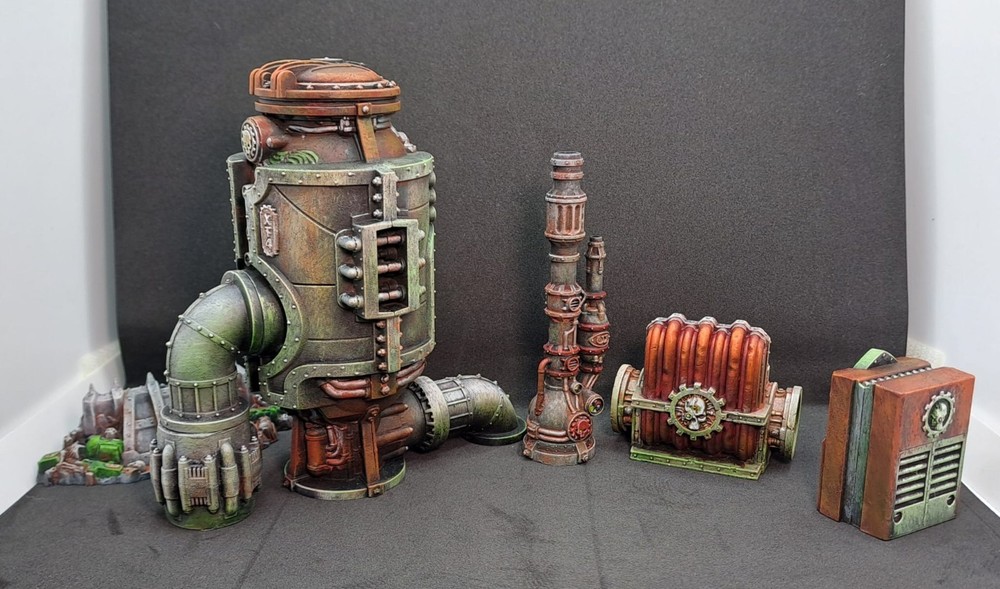 kill team terrain painted wh40k necromunda