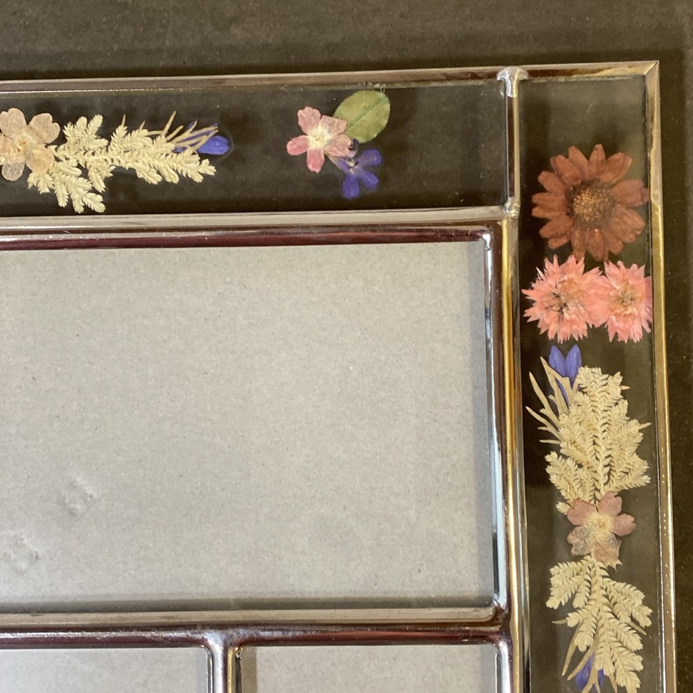 Pressed Flowers Glass Multi Size Picture Frame