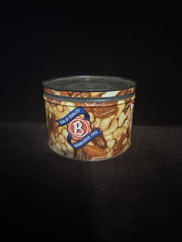 Vintage Betta Salted Mixed Nuts Tin