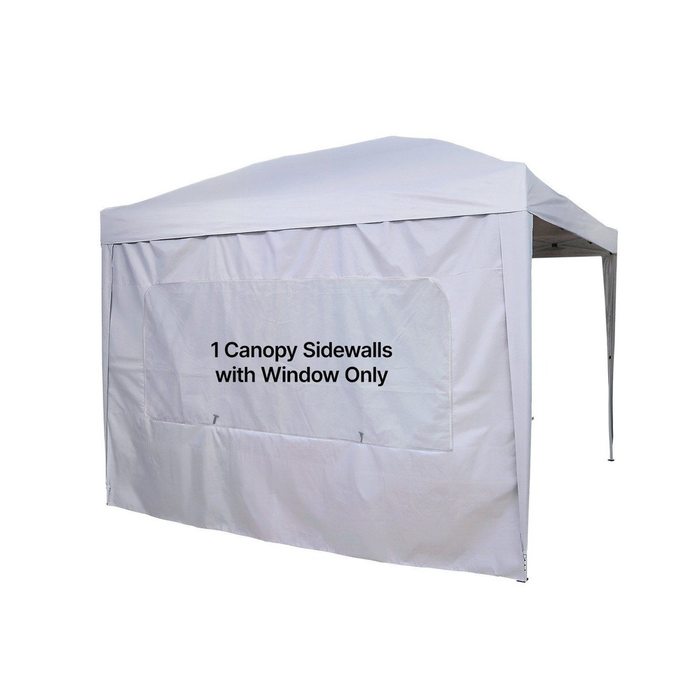 10x10ft Canopy Side Wall – 210D WP Fabric, UV Blocking, Hook-&-Loop & Top Straps