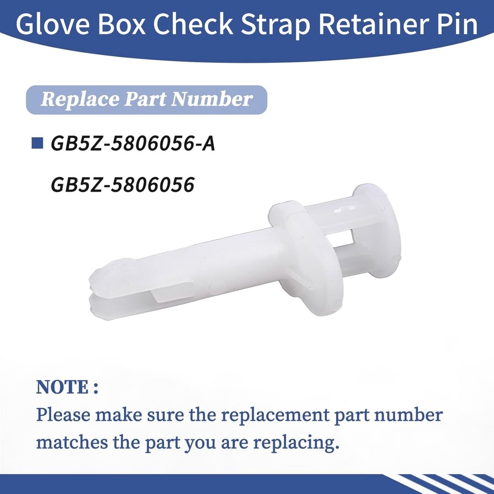 Durable Glove Box Check Strap Retainer Pin Replacement For Ford Explorer 1PCS